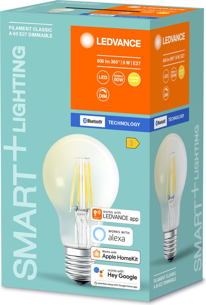 Osram SMART+ Filament Classic Dimmable, Intelligentes Produktbild 