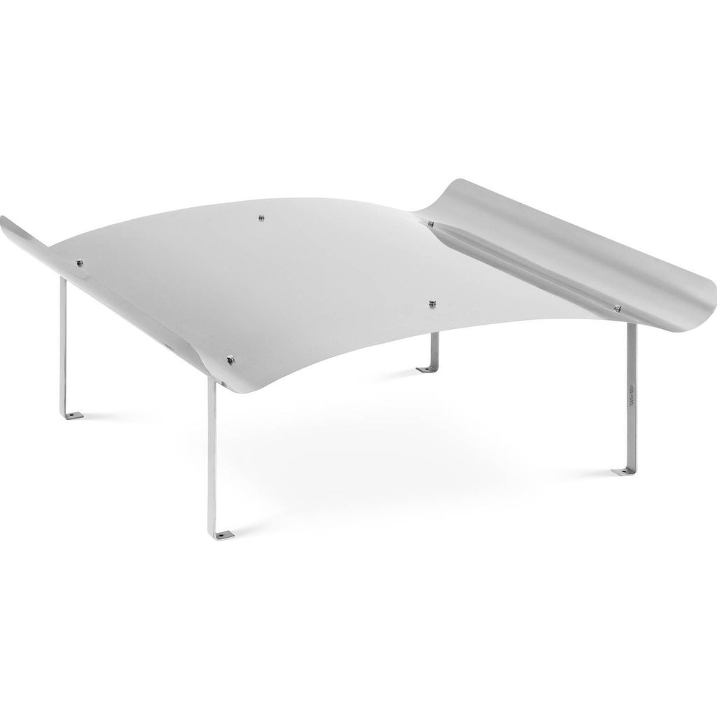 Expondo MSW Schornsteinabdeckung - Edelstahl - 100 x 100 x 40 cm