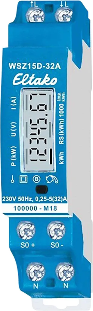 Compteur électrique ELTAKO sous-compteur MID 2019 monophasé 32A