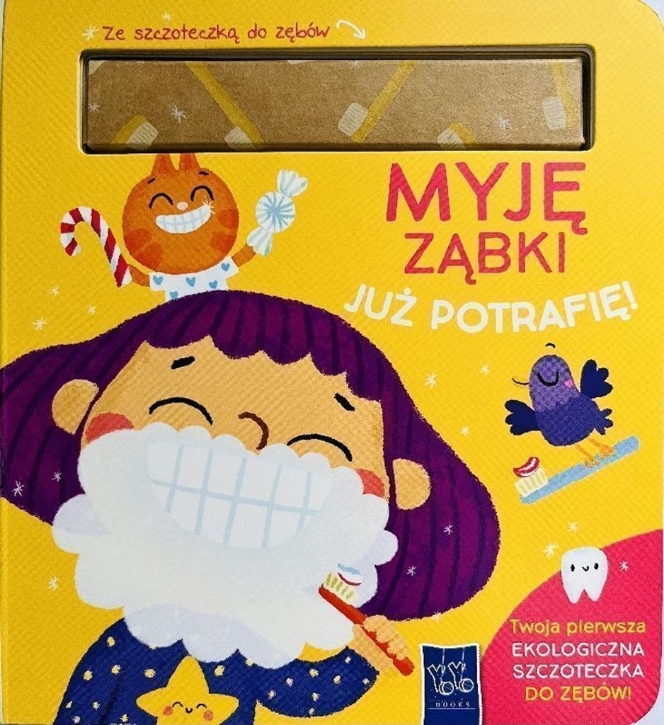 Książka dla Dzieci Już Potrafię - Myję Ząbki Edukacyjna