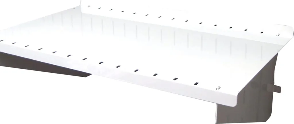 Plaque de montage blanche 229 cm pour panneau perforé modulaire blanc