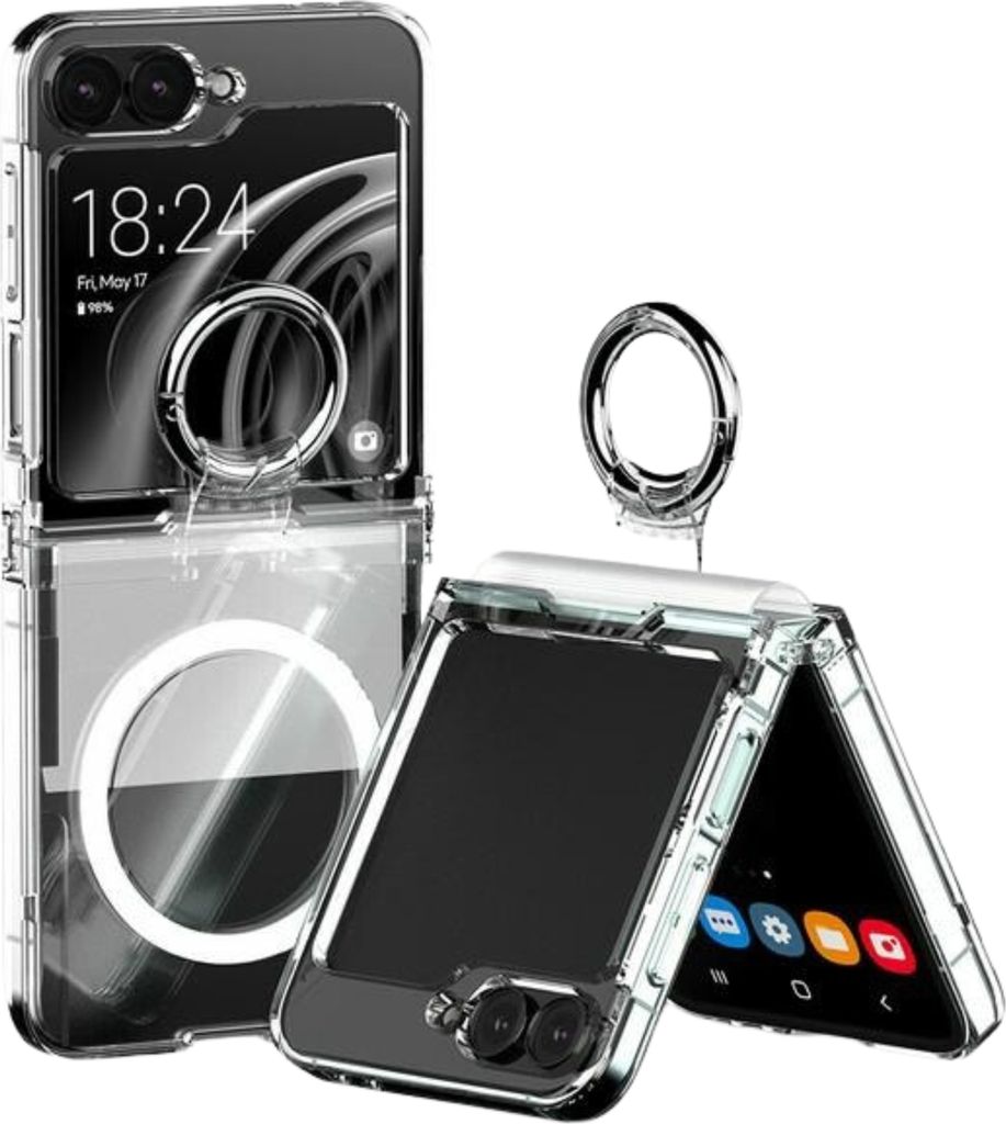 Mercury MagSafe Pro Ring Flip6 F741 Hülle transparent/klare Schutzhülle