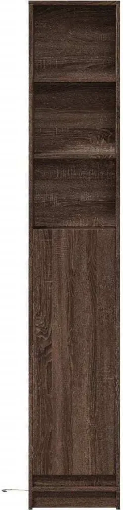 Credenza Alta con LED Rovere Marrone 36x200 cm - Offerta Maison - 6
