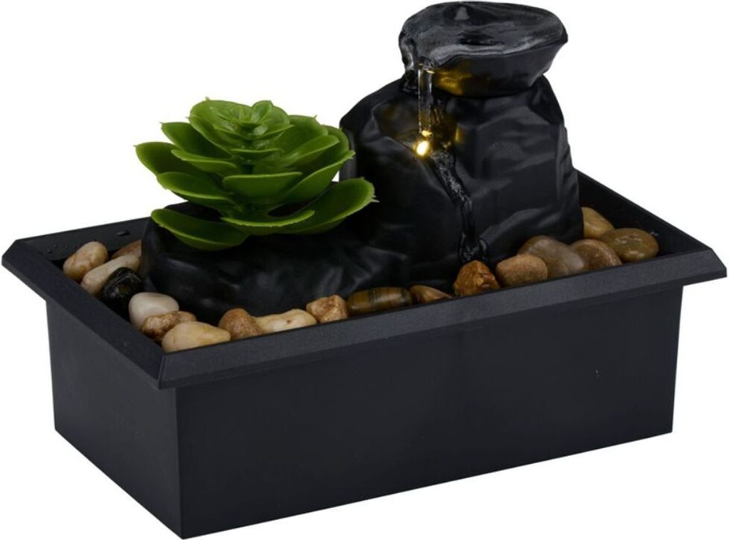 Arti Casa Fontaine d'intérieur ornement d'eau avec piles - Image du produit 