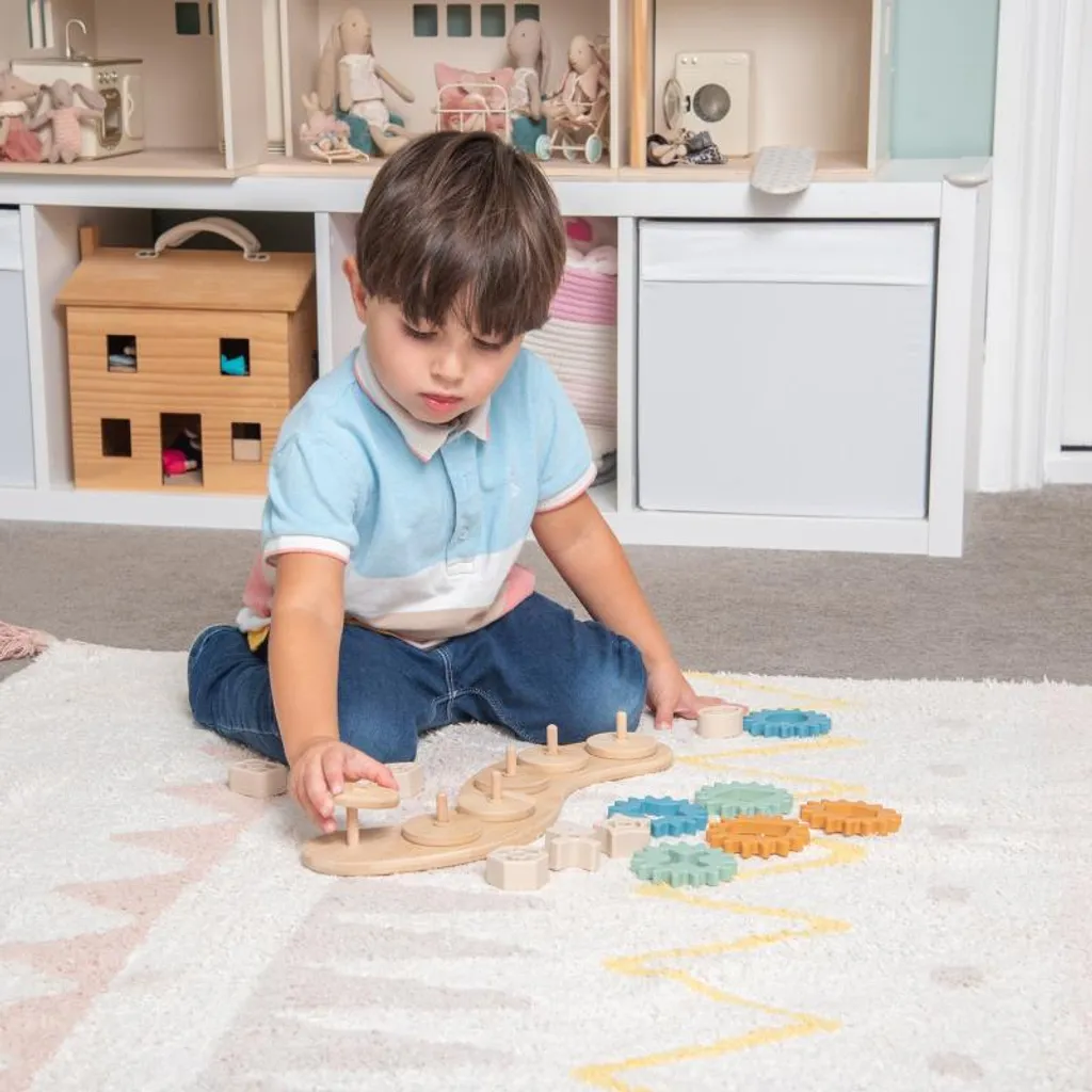 Puzzle SiliSoft TickiT - Roue dentée éducative pour l'éveil logique - 2