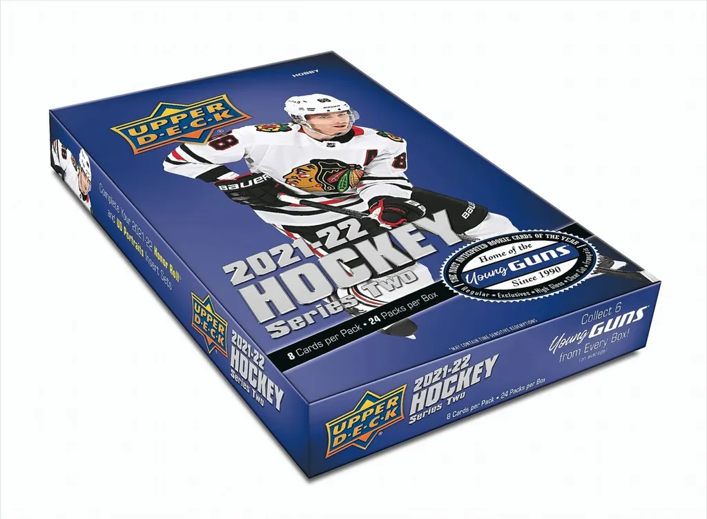 Trouvez vos Young Guns avec la Boîte NHL Upper Deck II 2021-22 Hobby Box