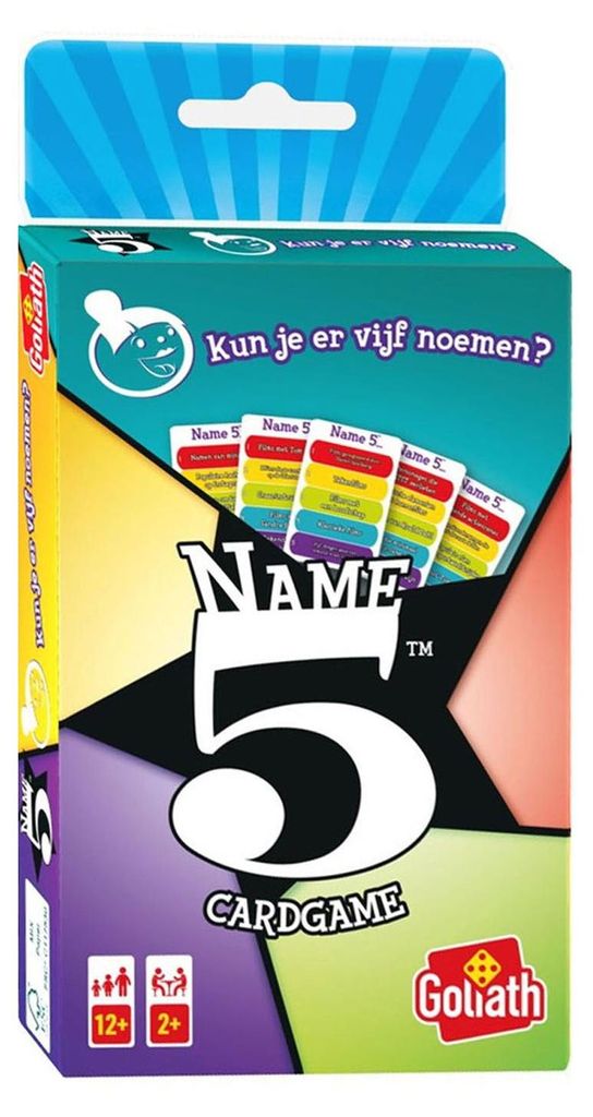 Goliath Name 5 NL -Kartenspiel