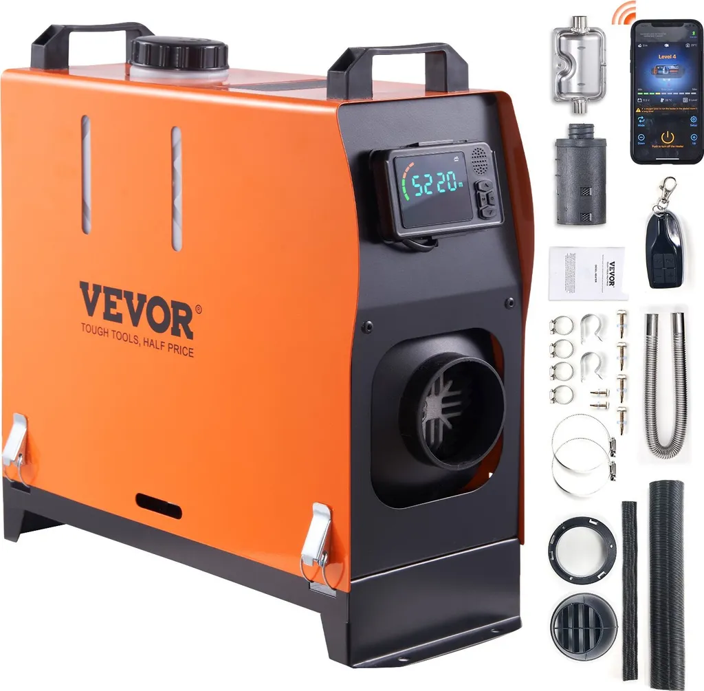 Chauffage Diesel 12V 8kW Chauffage Stationnaire Air avec Écran LCD