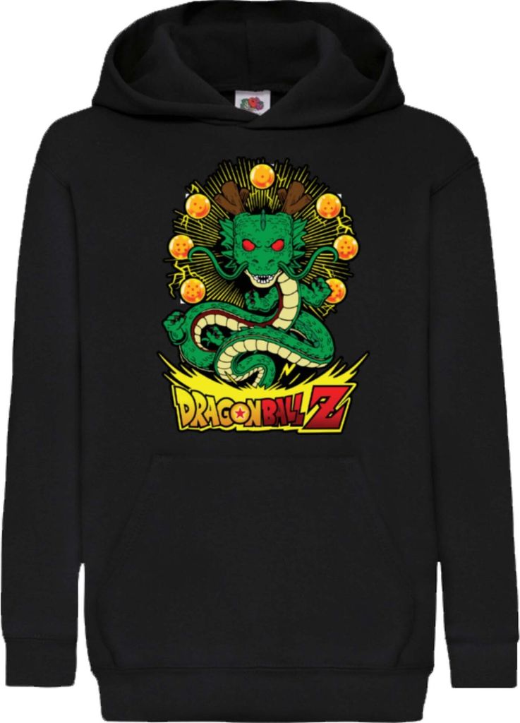 Kinder Kapuzenpullover Dragon Anime Manga Ball Z Shenron 03, 12-13 Jahr - 152 / Schwarz