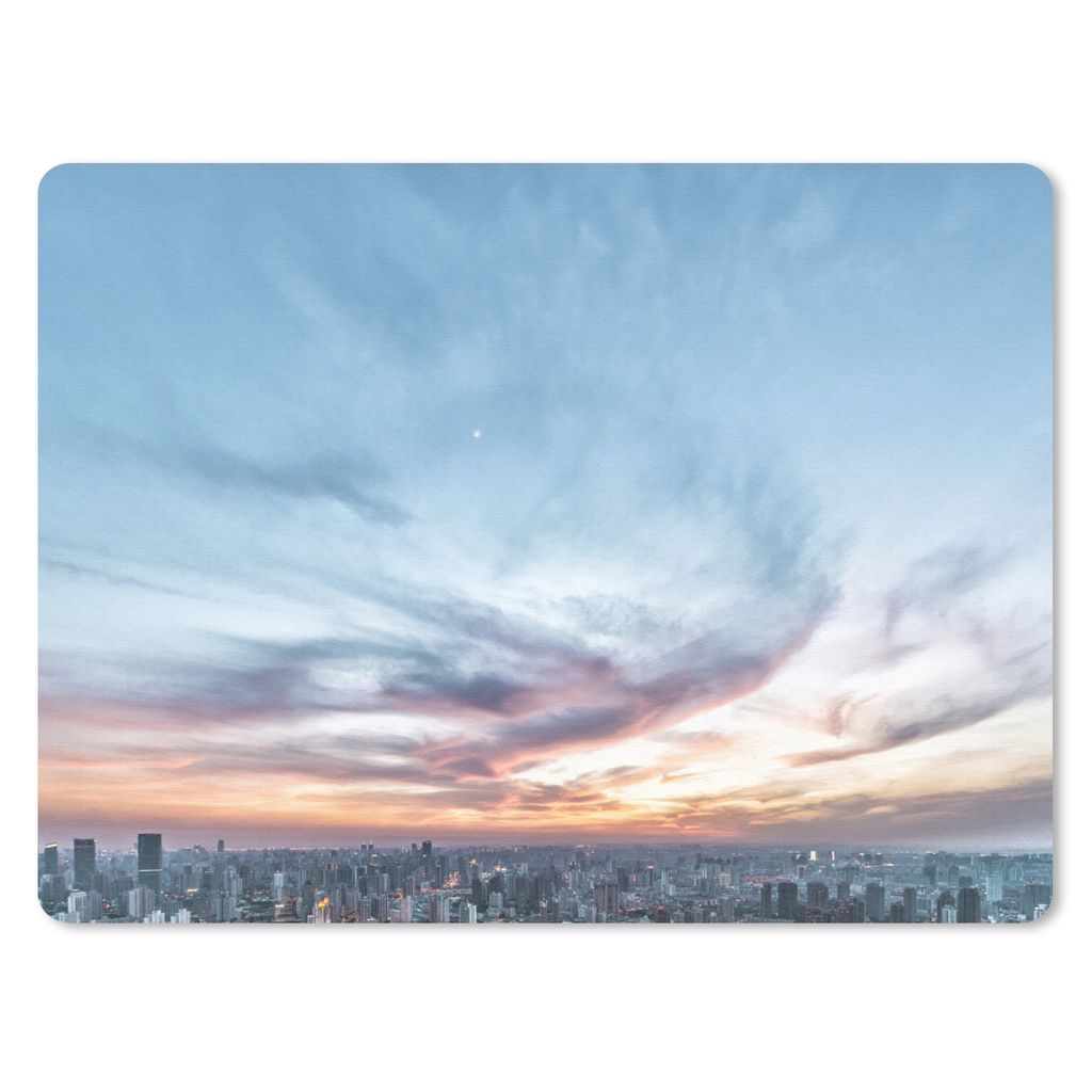 MuchoWow Mauspad Mousepad Sommer - Sonnenuntergang - Japan 40x30 cm - Mousepads - Maus Mat - Pad - Mausunterlage - Anti Rutsch