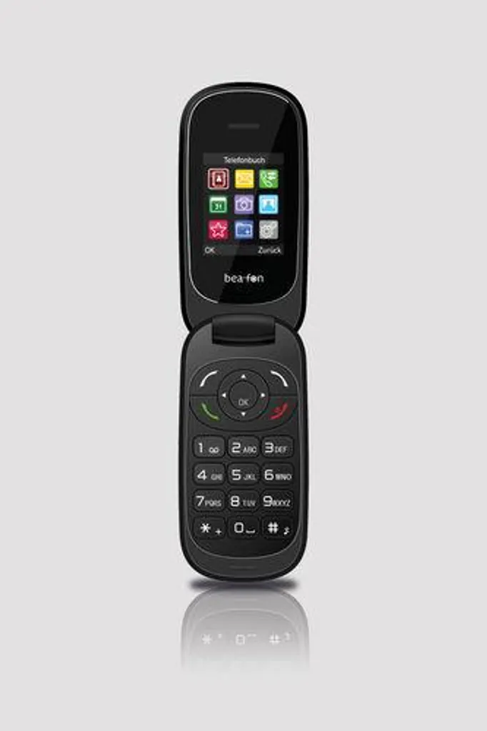 Bea-Fon C220 Noir Mobile Compact avec Caméra et Lampe Torche