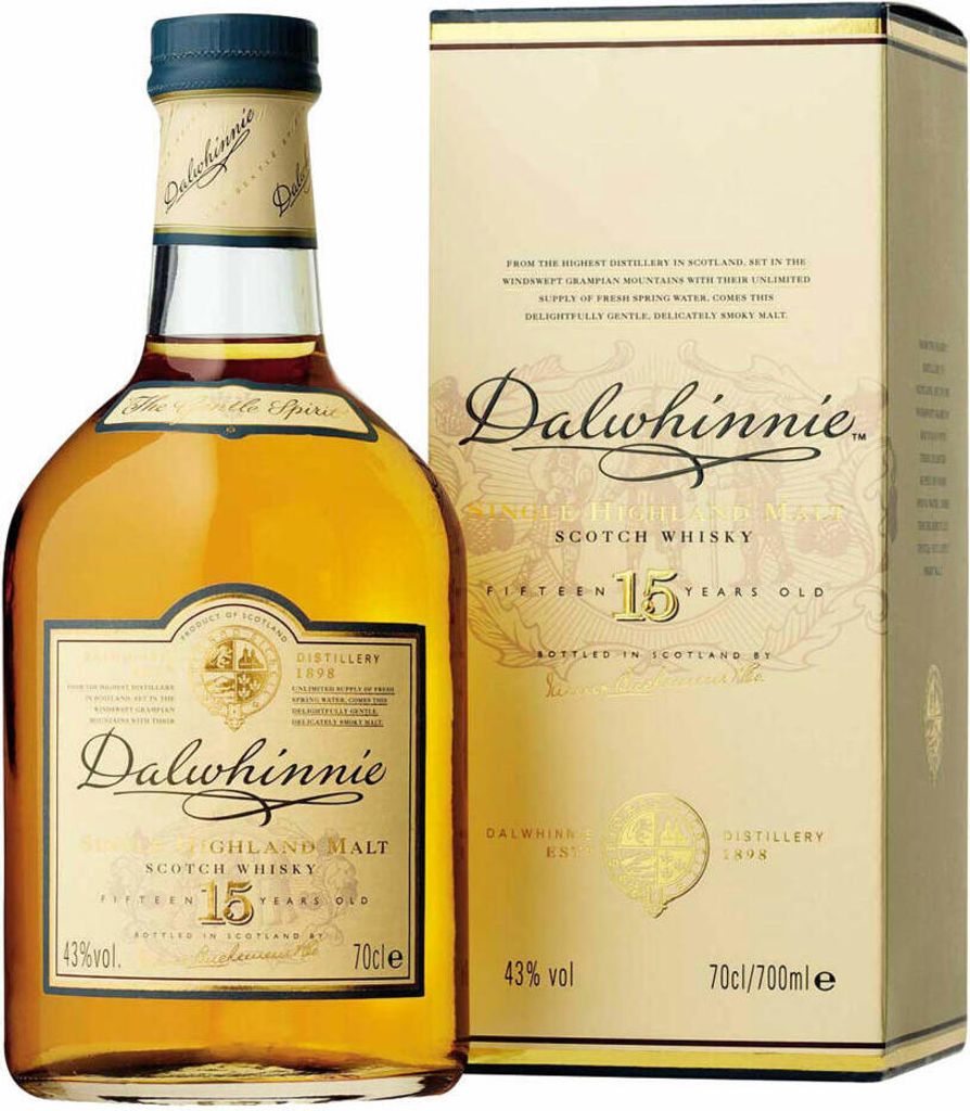 Dalwhinnie 15 Years Highland Single Malt Scotch Whisky v Obrázok produktu 8