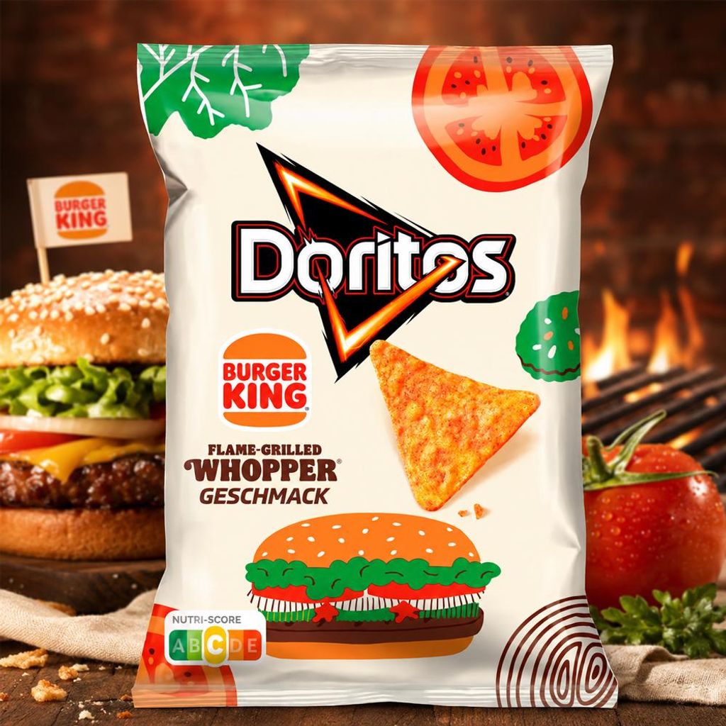 Doritos Burger King Whopper alla griglia 100 g Immagine del prodotto 