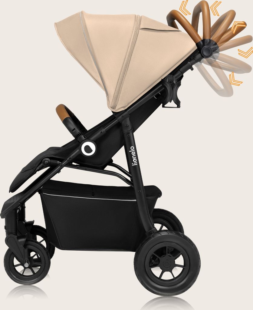 LIONELO Natt wózek spacerowy Wózek do 22 kg, pełna Zdjęcie produktu 6