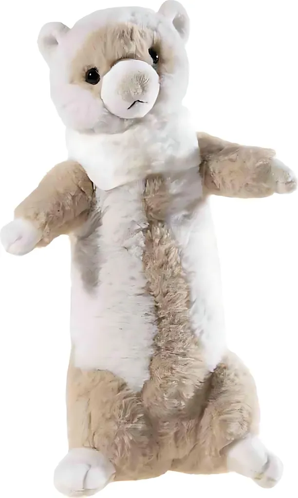 Coussin chauffant MR.SCHMUS Furet de charme 38 cm - Peluche thermique