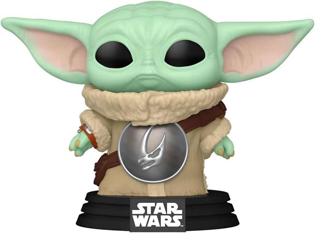 FUNKO Sammelfigur POP! STAR WARS The Mandalorian Grogu 9,1cm
