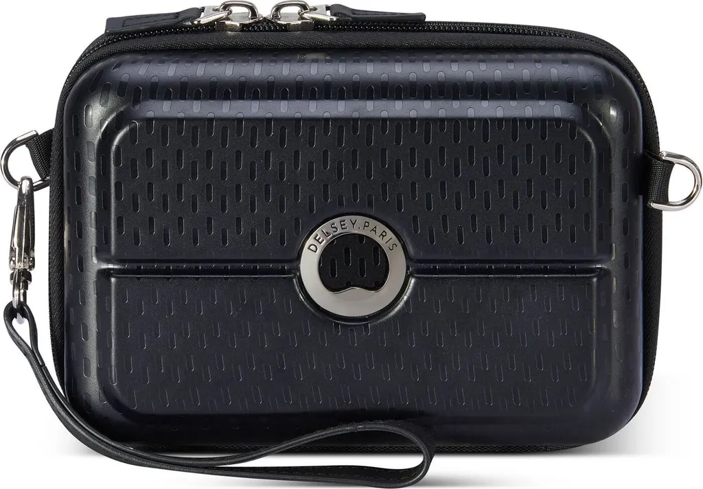 Sacoche épaule Turenne Clutch DELSEY noire idéale pour voyage et ville