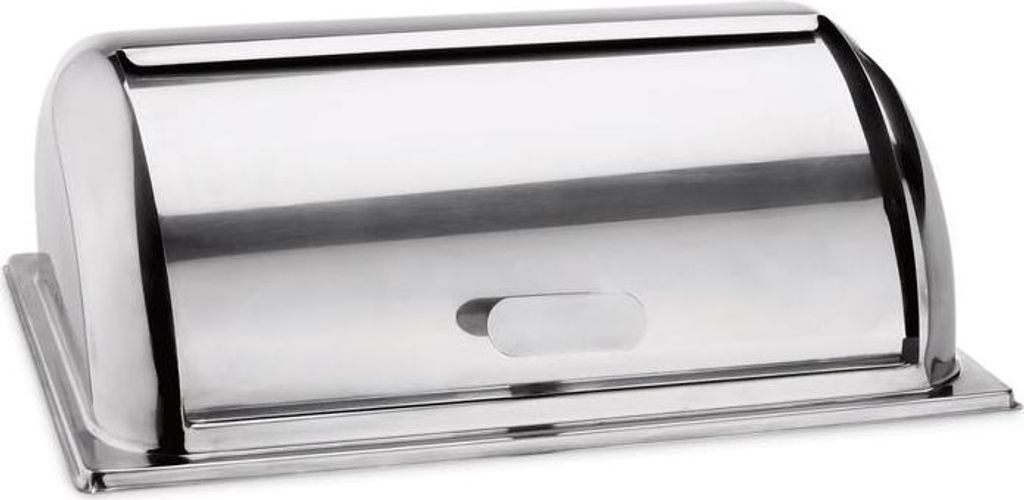 2x GN Roll Top Deckel GN 1/1, Chromnickelstahl