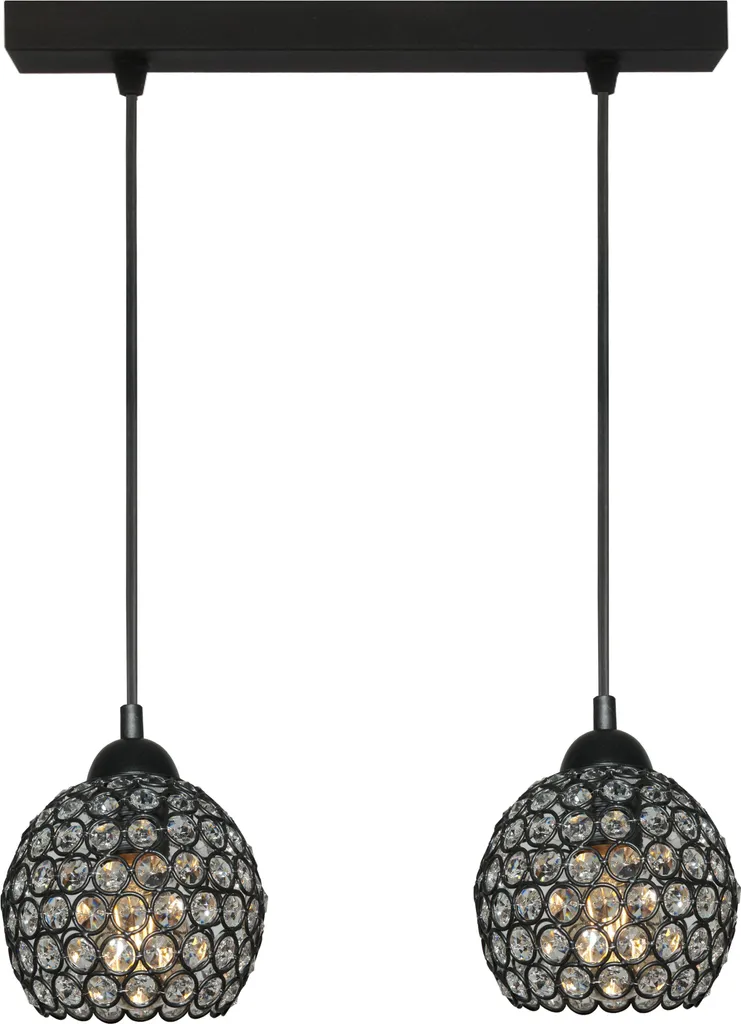 Lampadario Cristallo KLAUDIUSZ 14-748 Nero | Eleganza Contemporanea