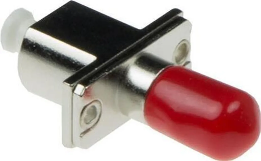 Adaptateur fibre optique LC-ST pour extension de réseau informatique