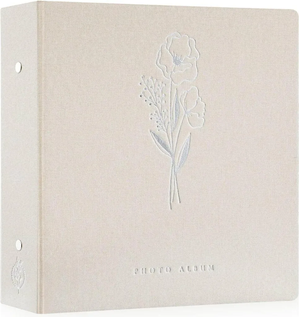 Lanpn Album Foto 1000 Tasche 10x15 - Lino Beige 'Our Memories'