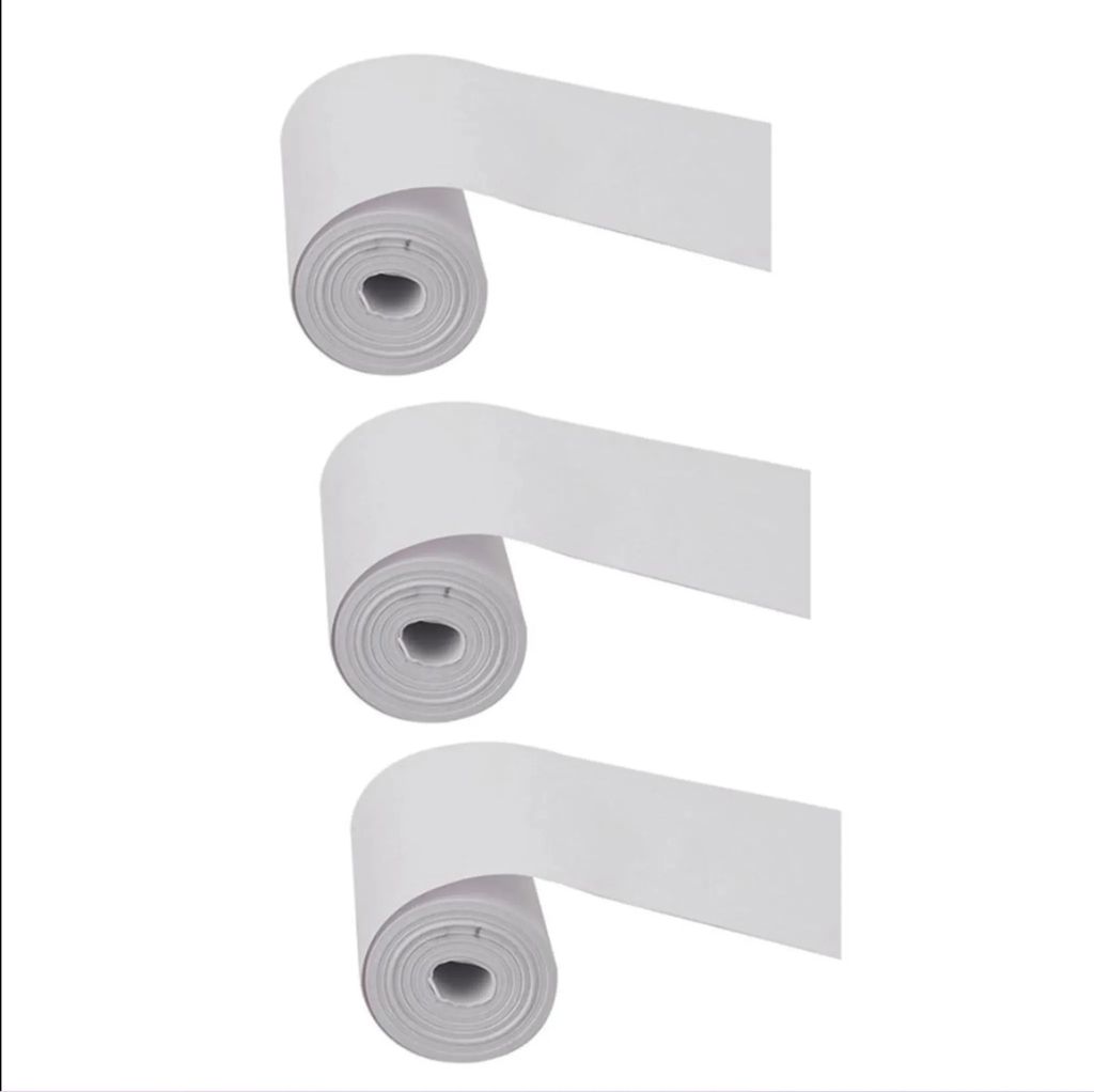 20 Rollen Thermopapier Für Kinderkameras - Weißes Nachfüllpapier 57mm, Kernlos & Tintenlos