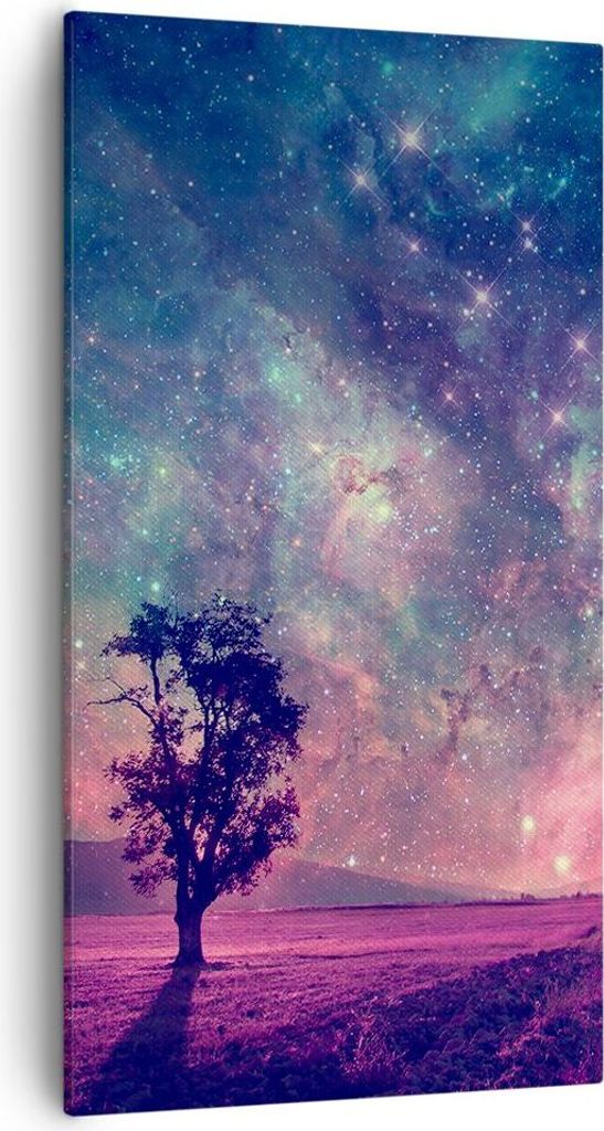 Bild auf Leinwand - Leinwandbild - Einteilig - Kosmos Baum Produktbild 