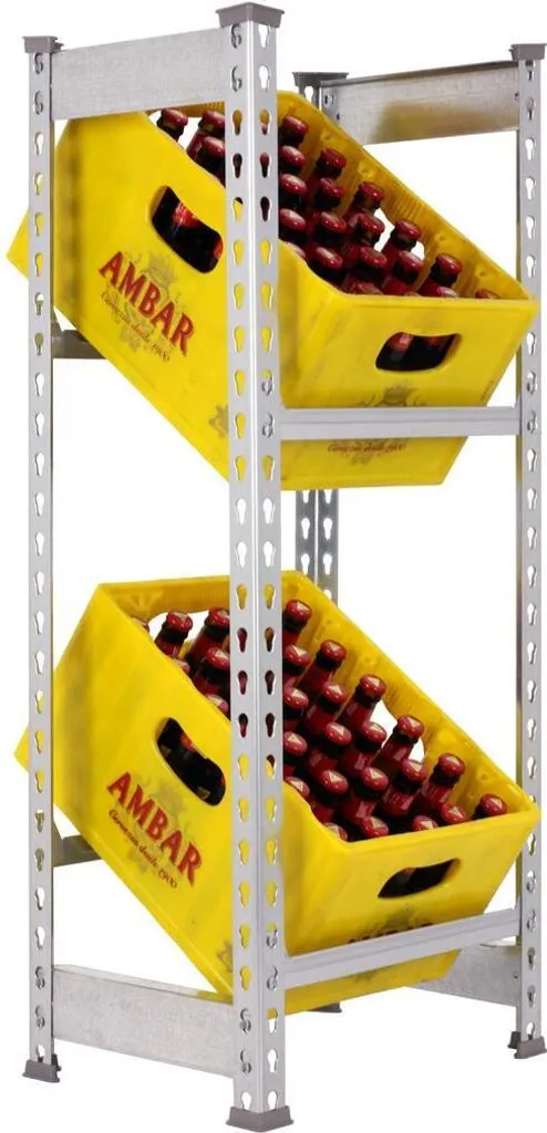 Étagère à bouteilles Simonrack métallique grise pour cellier - 2