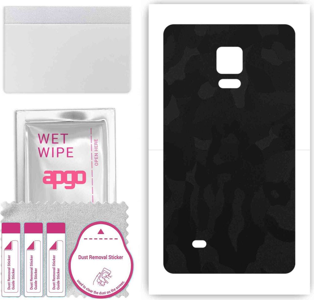apgo Rückseite Schutzfolie, Skin, kompatibel mit Samsung Galaxy Note 3 Neo SM-N7505, Hinten Displayschutzfolie aus Vinylfolie, kratzfest, einfache...