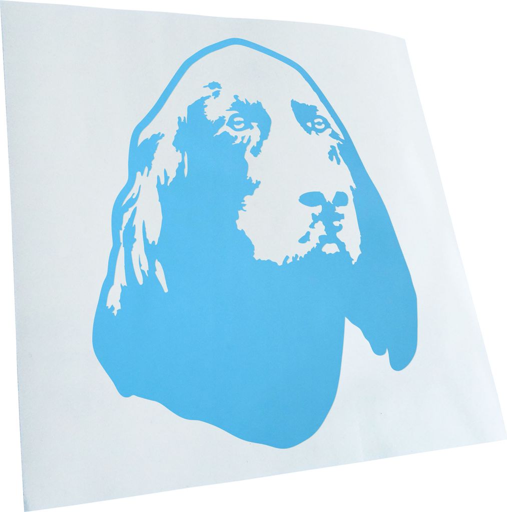 Kiwistar - Autoaufkleber - Gordon setter Hund - Türkis - 13x10cm - Aufkleber für Auto, Laptop, Fahrrad, LKW, Motorrad mehrfarbig JDM Decal Racing
