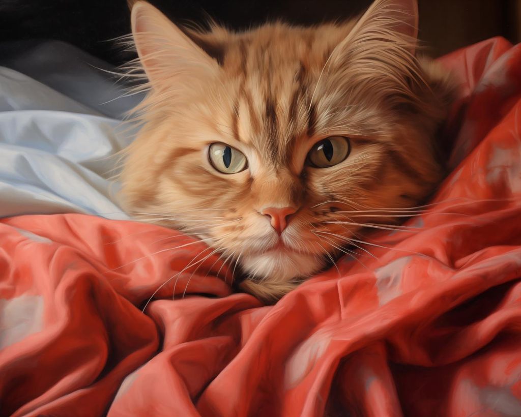 Poster 50x40cm Schnurrende Ruhe