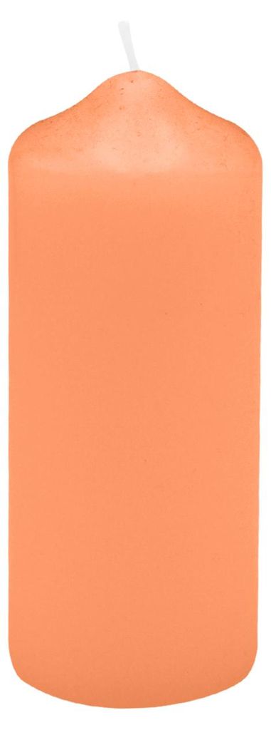 Spitzkopf Stumpen Kerzen Mango Orange 12 x Ø 4 cm, 12 Stück (Neue Art.-Nr. 14403.34.012)