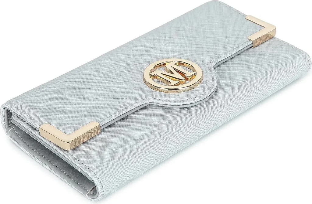 Porte-monnaie Femme Multicartes avec Compartiment Mobile en Simili Cuir - 2