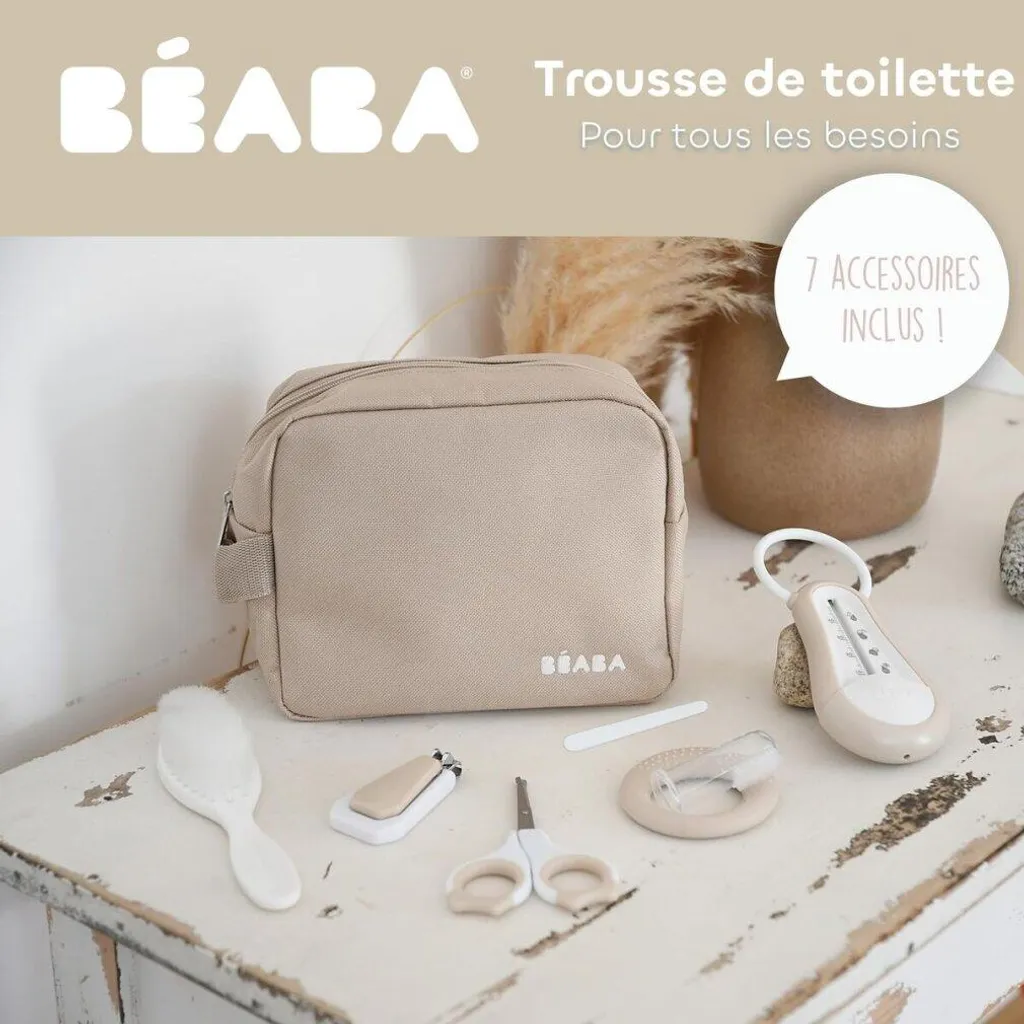 Set d'hygiène Béaba indispensable pour le voyage et la maison complet