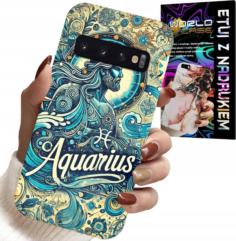 Hülle Für Samsung Galaxy S10 - Sternzeichen Wassermann, Astronomische Rückseite
