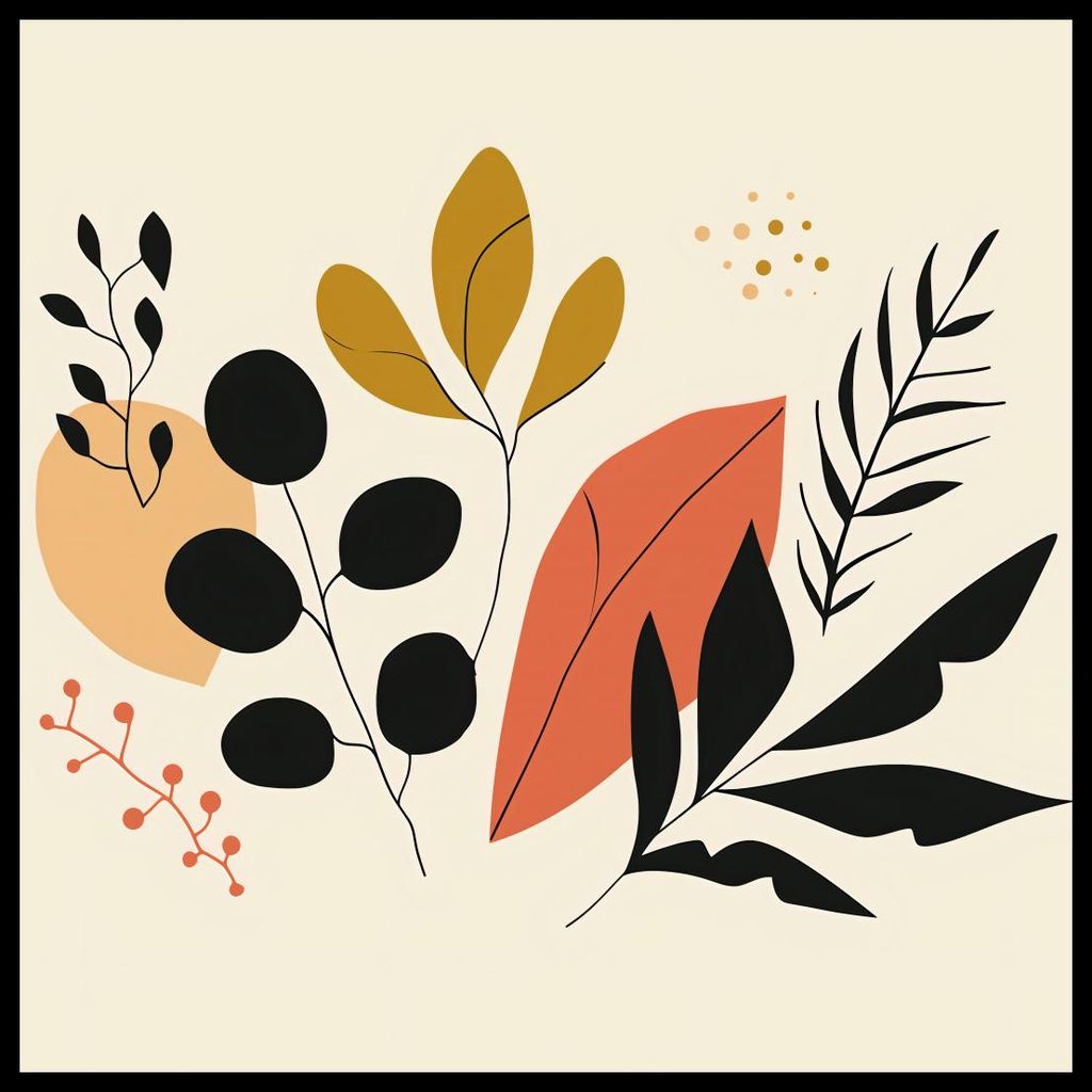 Plakat 80x80cm Vielfalt des Stils