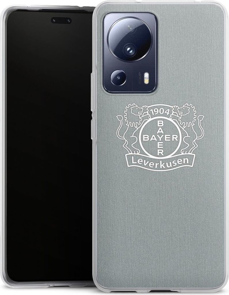 DeinDesign Handyhülle für Xiaomi 13 Lite Silikon Hülle Case Smartphone Schutzhülle Bayer 04 Leverkusen Offizielles Lizenzprodukt Wappen