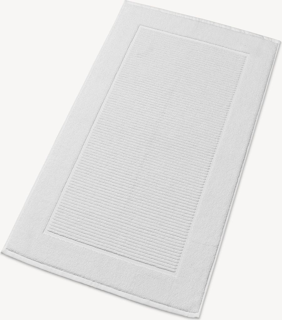 Christy SUPREME Badematten, 1.000 g/m², 50 x 90 cm, 2er Set, Farbe: white