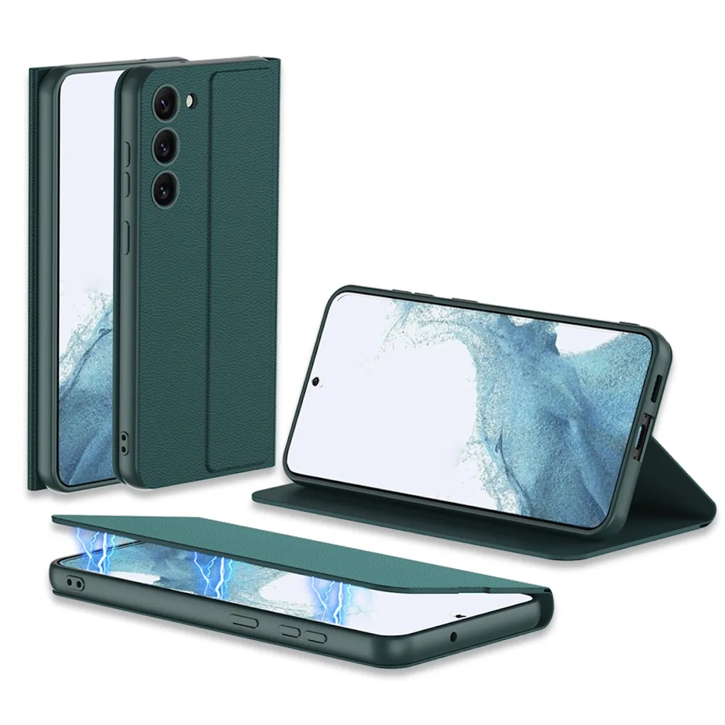 Cover Verde Samsung S23 5G Magnetica Shockproof - Custodia Premium