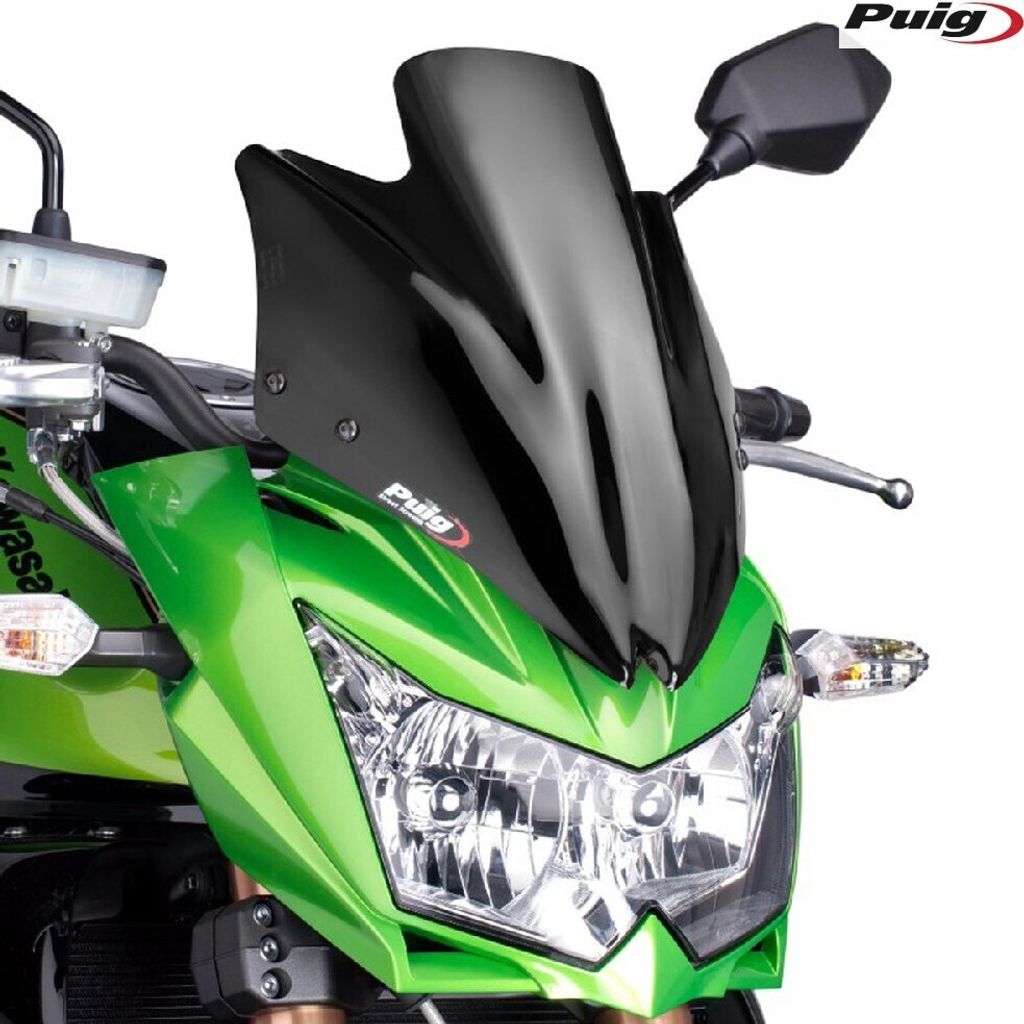 PUIG 4523N New Generation Sport passend fuer KAWASAKI Z750 Schwarz