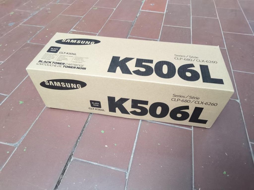 Samsung CLT-K506L Schwarz Original Tonerkartusche mit hoher Produktbild 