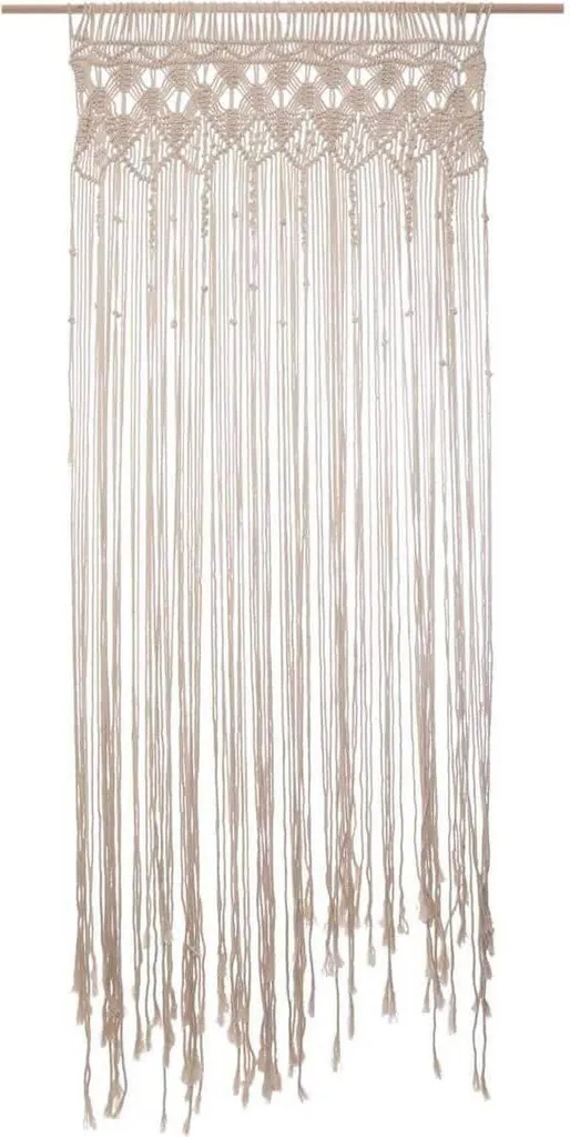 Tenda a Fili Macramé Atmosphera Avorio 90x200 cm - Arredo Luxury