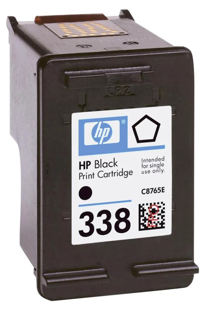 HP 338 Cartouche d'encre noire pour impression de documents et rapports - 3