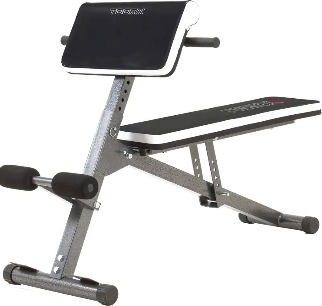 Banc de Musculation Abdos et Lombaires Toorx WBX-40 pour Home Fitness