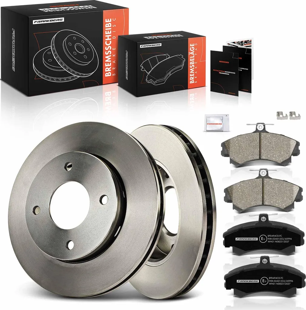 Disques et plaquettes de frein Frankberg pour Mitsubishi Colt VI