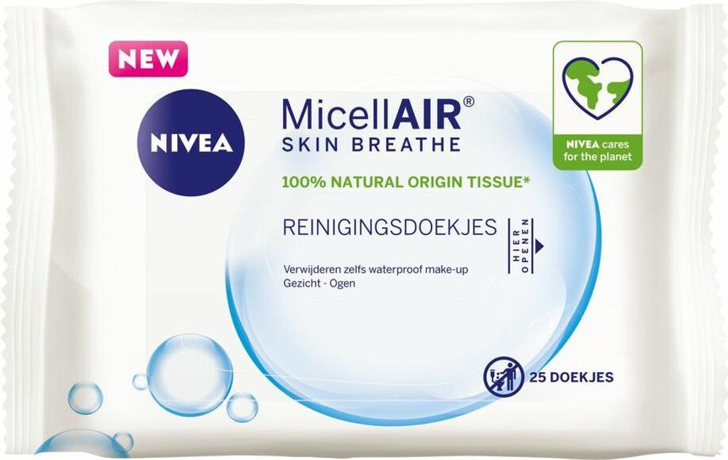 Reinigungstücher - 3-in-1 Mikrofasertücher - Wasserabweisender Make-up - 25 Stück - Gesichtsreinigung - Make-up Entfernen - Wasserabweisender Ma...
