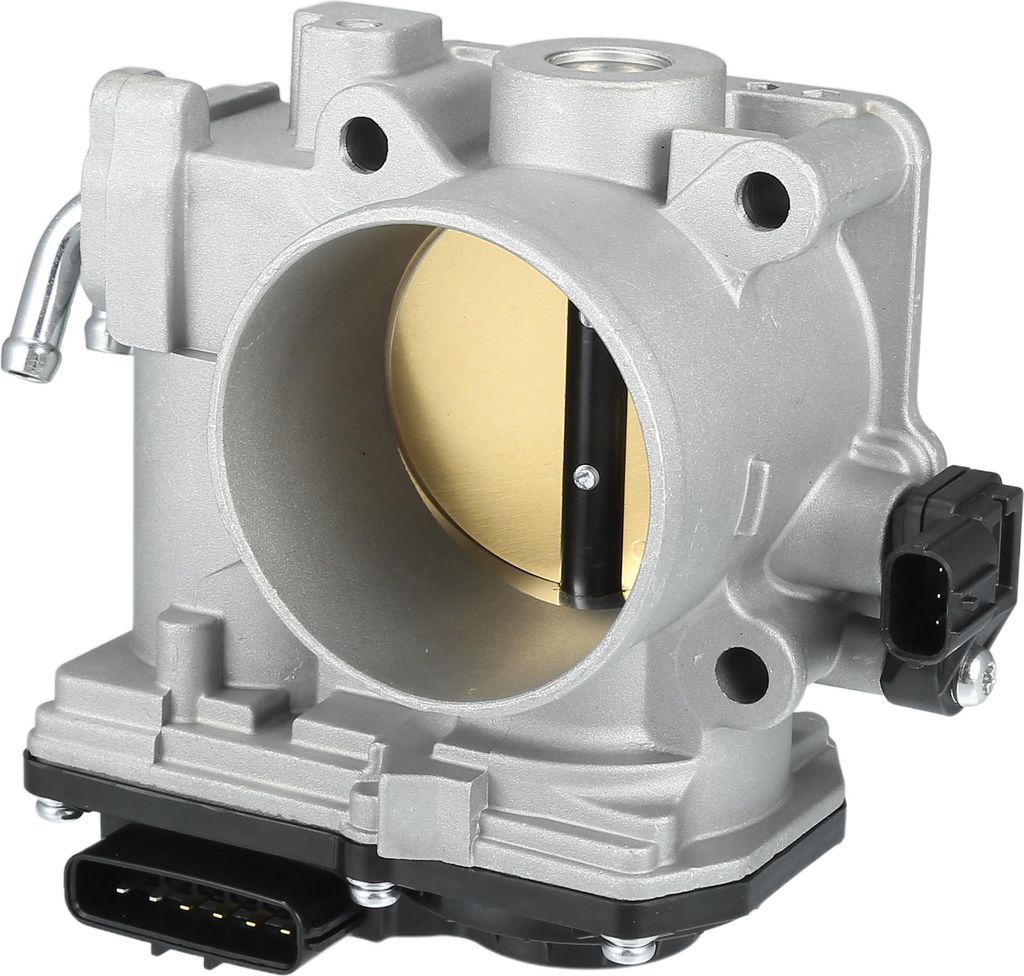 Drosselklappenbaugruppe kompatibel für Honda Accord 3.0L V6 - Benzin 2003-2004, 65mm Aluminiumlegierung silberfarbene Motor-Drosselklappenaktuator