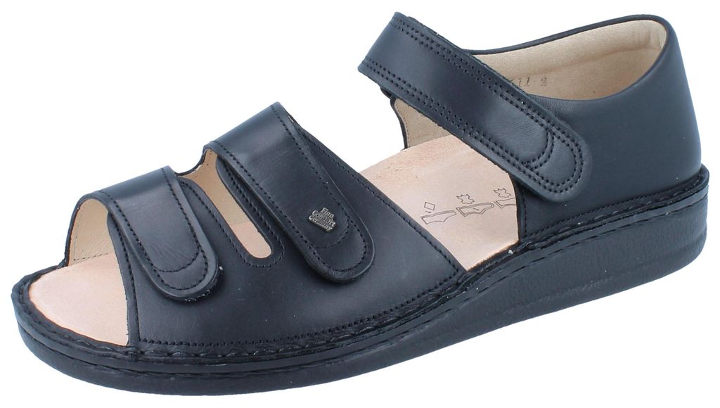 FINN COMFORT Baltrum Damen Herren Sandale schwarz Produktbild 
