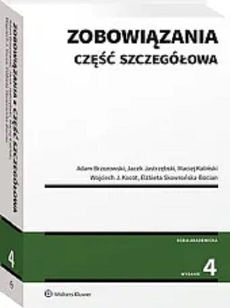 Zobowiązania. Część szczegółowa w.4
