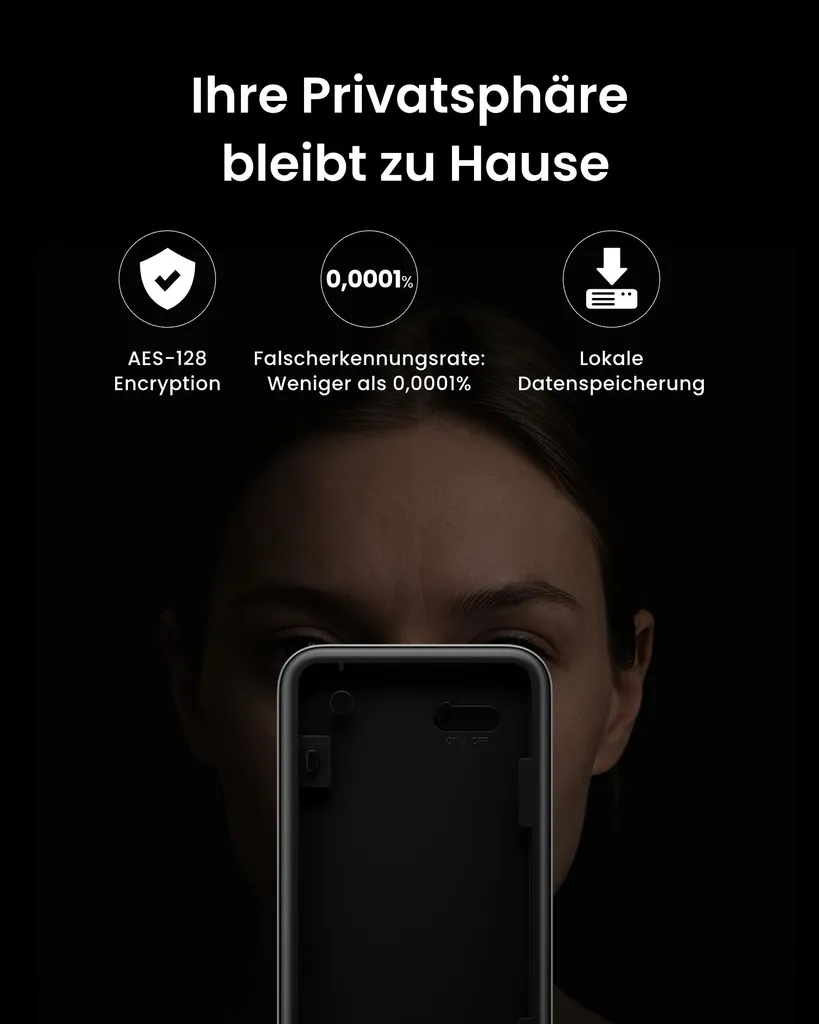 SwitchBot Keypad Vision Noir - Clavier à Code avec Caméra de Sécurité - 4